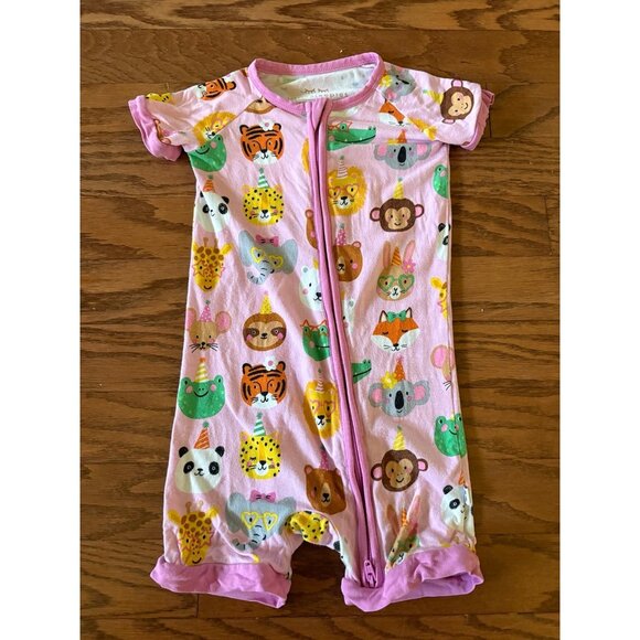 Little Sleepies Pink Party Pals Shorty Zippy - Picture 1 of 3